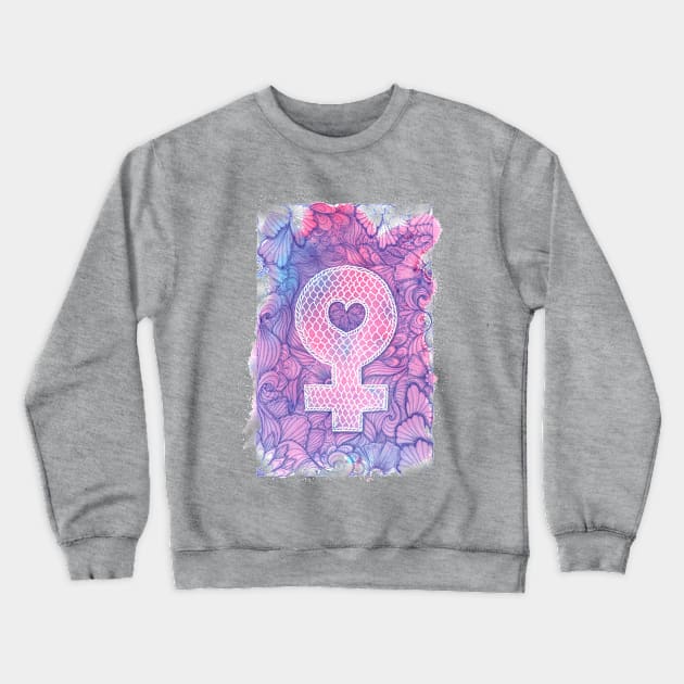 Girl love Crewneck Sweatshirt by selandrian